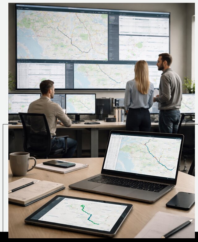 Трекинг грузов и Fleet Management, мониторинг автопарка в Рославле