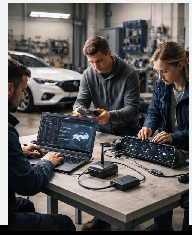 Разработка Connected Car и ПО для автопрома в Рославле