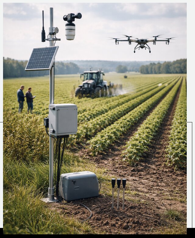 Разработка IoT мониторинга полей в Рославле от 8735 р. | АвикейРлв